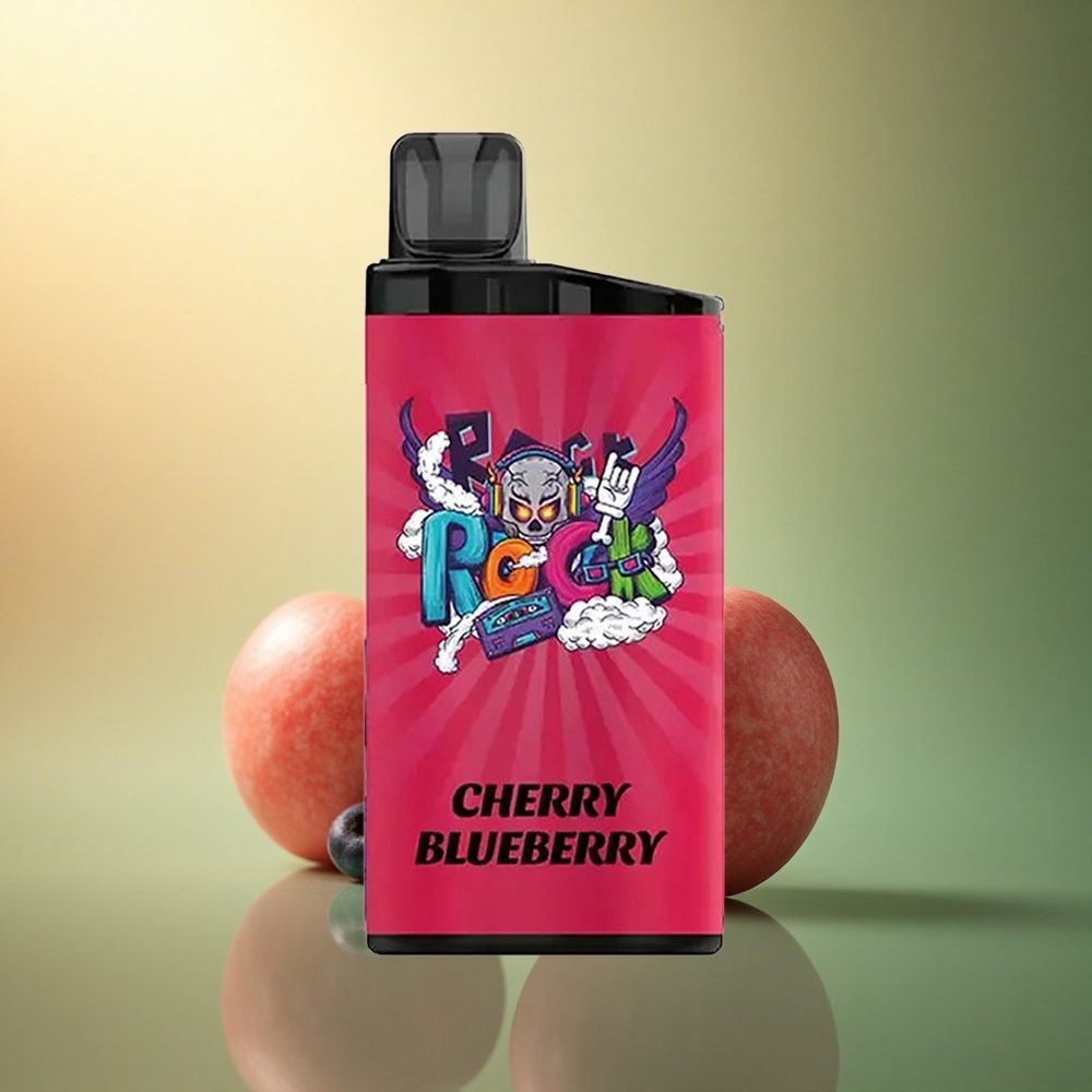 IGET Bar 3500 Puffs الكريز والتوت الأزرق مع بطارية 1400 مللي أمبير وملف شبكي 1.2 أوم