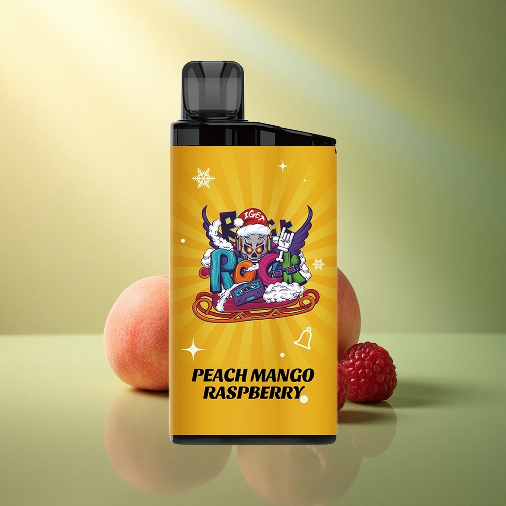 IGET Bar 3500 Puffs خوخ مانجو توت العليق ببطارية 1400 مللي أمبير