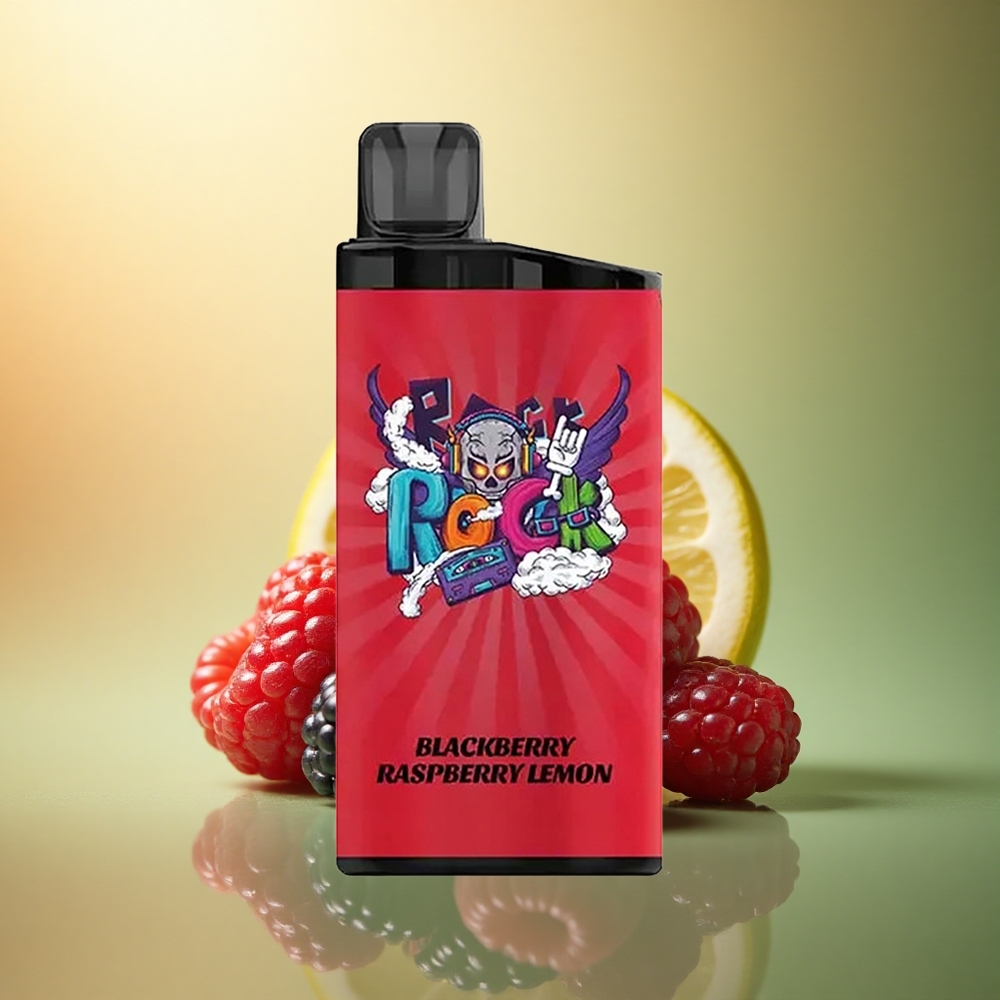 IGET Bar 3500 Puffs توت العليق الأسود بالليمون مع بطارية 1400 مللي أمبير في الساعة