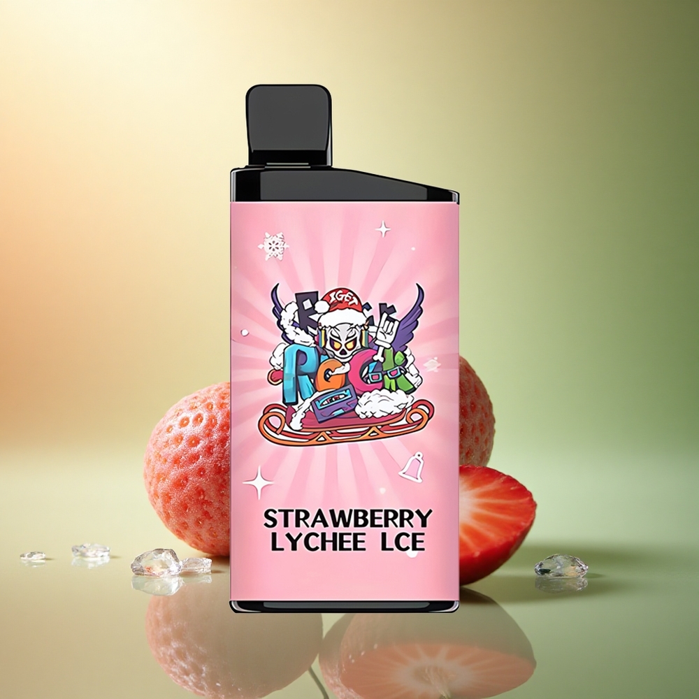 IGET Bar 3500 Puffs فراولة ليتشي آيس ببطارية 1400 مللي أمبير