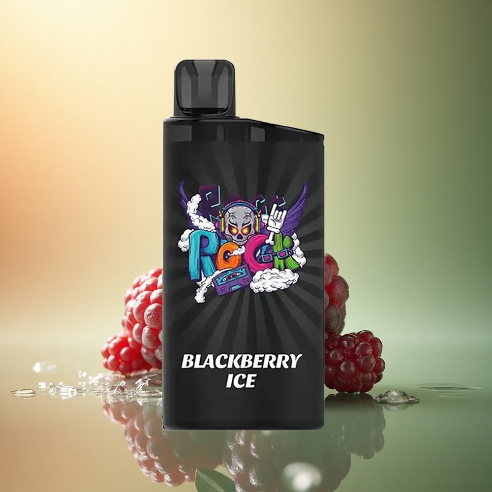 IGET Bar 3500 Puffs توت أسود مثلج ببطارية 1400 مللي أمبير