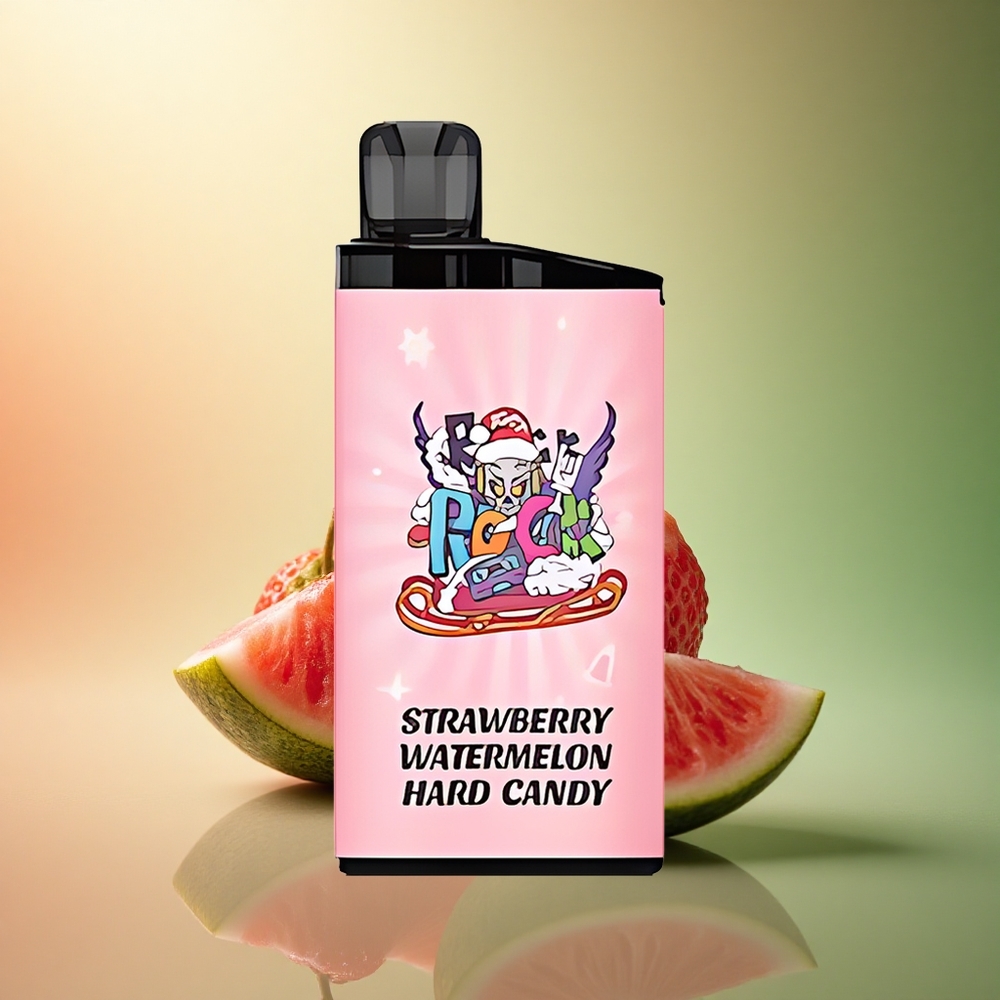 IGET Bar 3500 Puffs حلوى الفراولة البطيخ الصلبة ببطارية 1400 مللي أمبير في الساعة