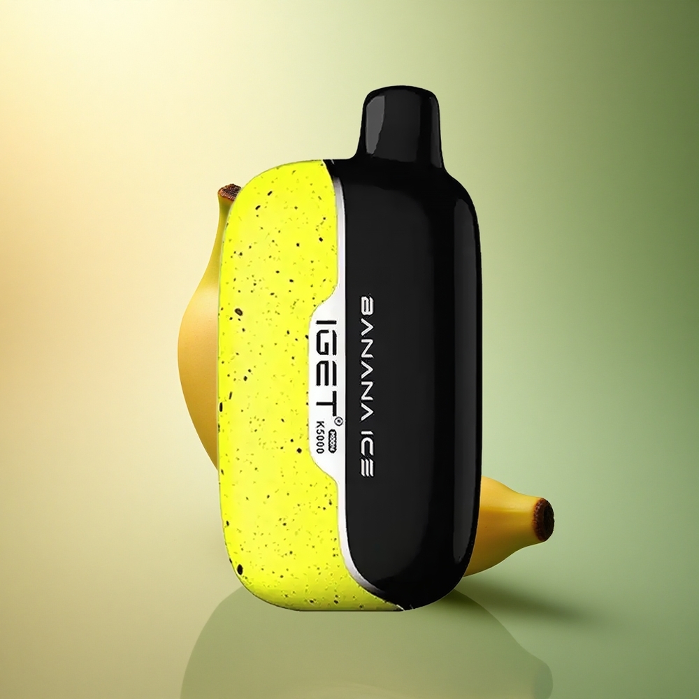 IGET Moon K5000 Puffs آيس الموز بـ 5000 نفخة و 1.35 أوم