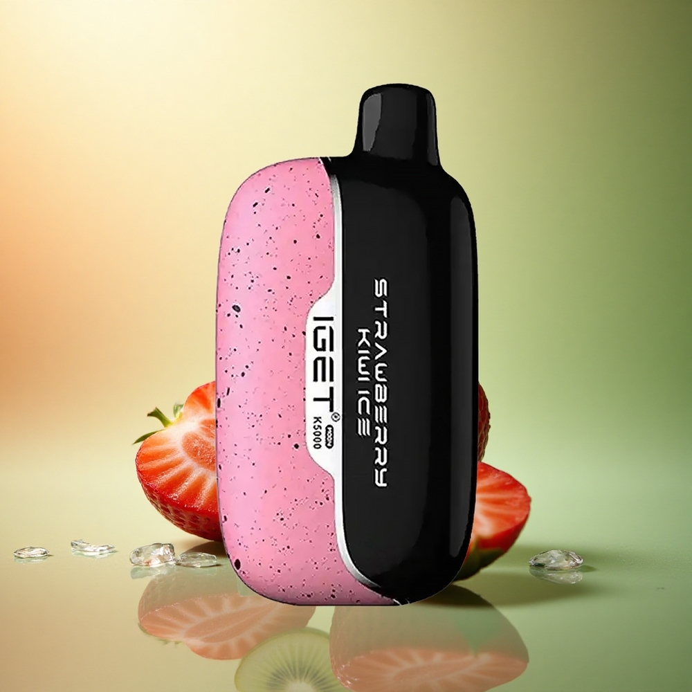 IGET Moon K5000 Puffs فراولة كيوي مثلج - 5000 نفخة - 1.35 أوم
