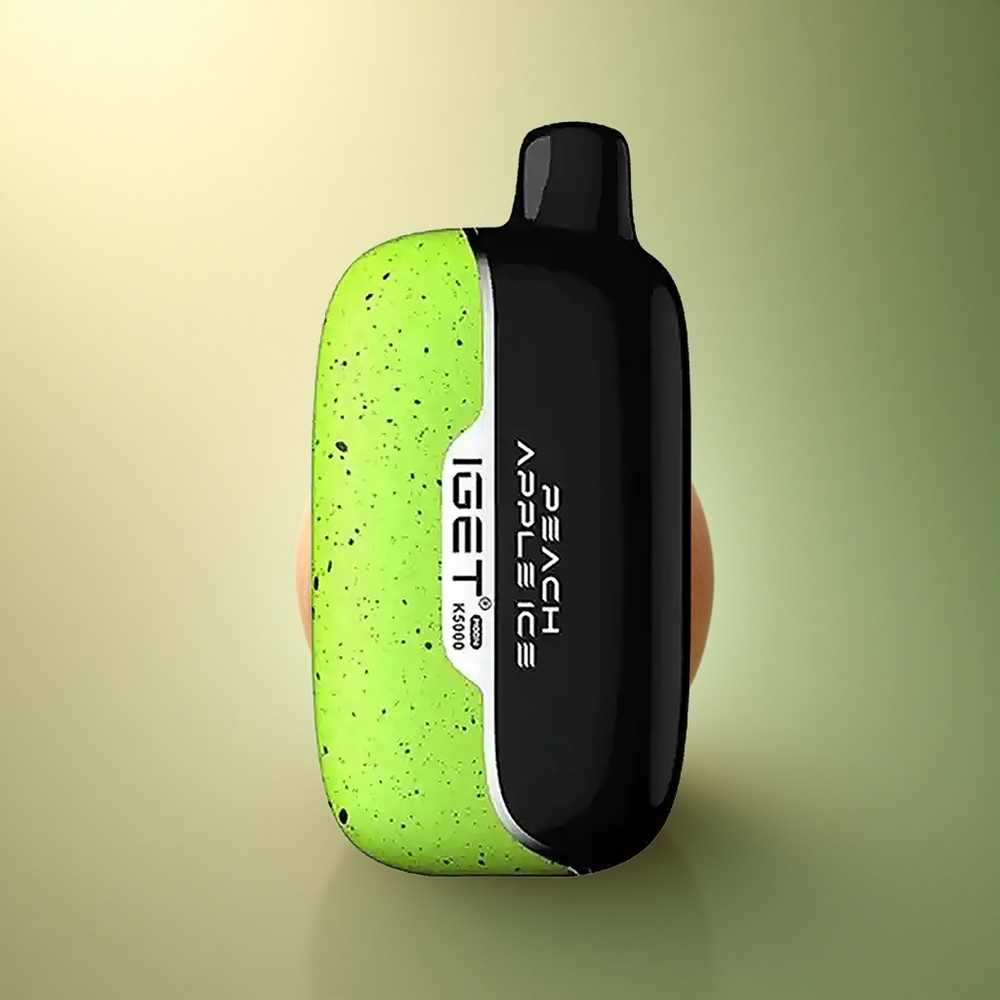 IGET Moon K5000 Puffs تفاح خوخ 81.5 جرام شبكة 1.35 أوم