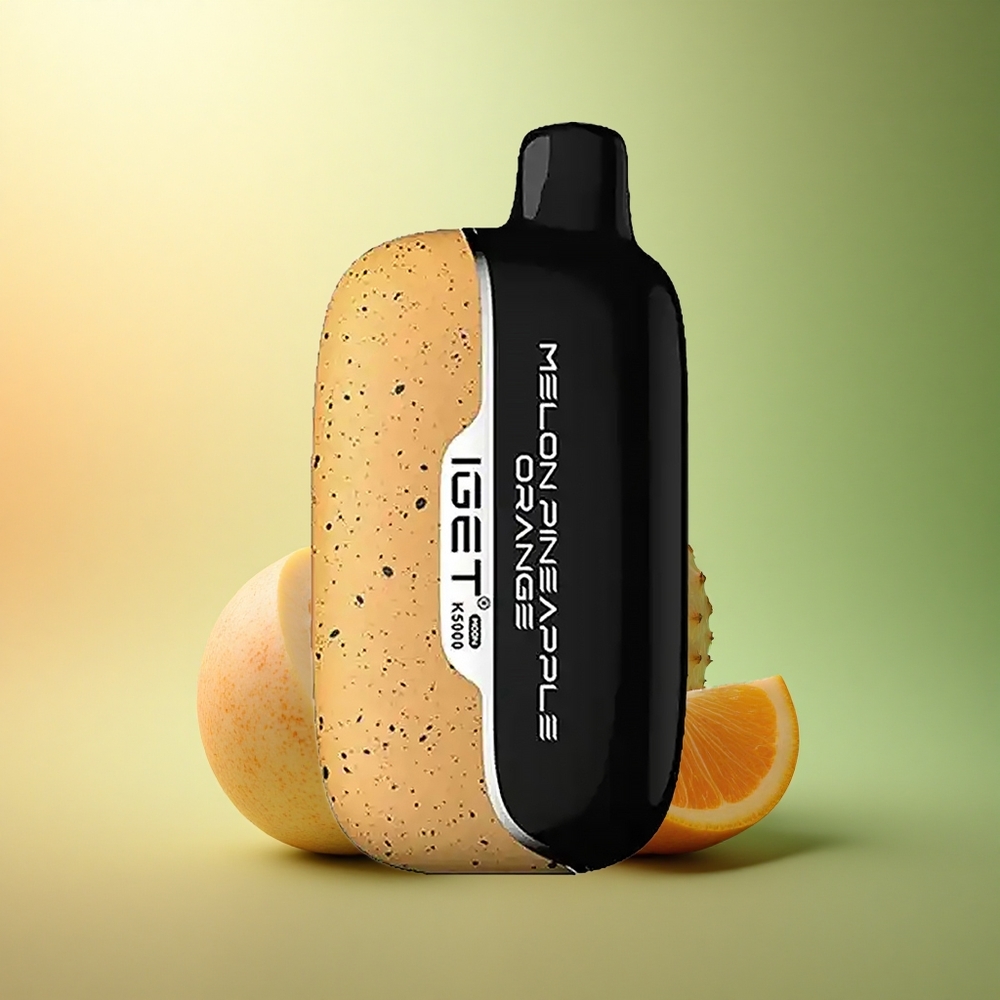 IGET Moon K5000 Puffs بطيخ أناناس برتقال - 81.5 جم - 1.35 أوم