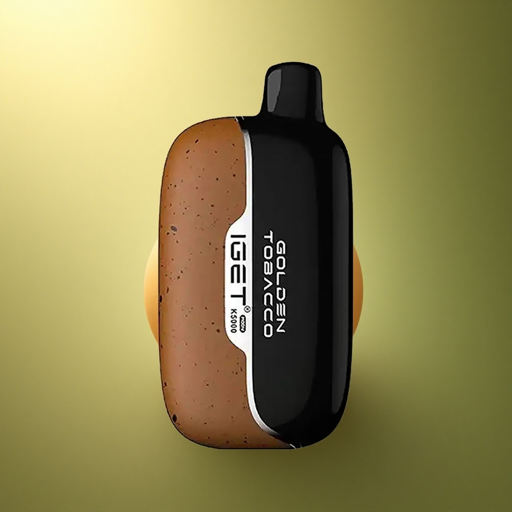 IGET Moon K5000 Puffs التبغ الذهبي 81.5 جرام 1.35 أوم