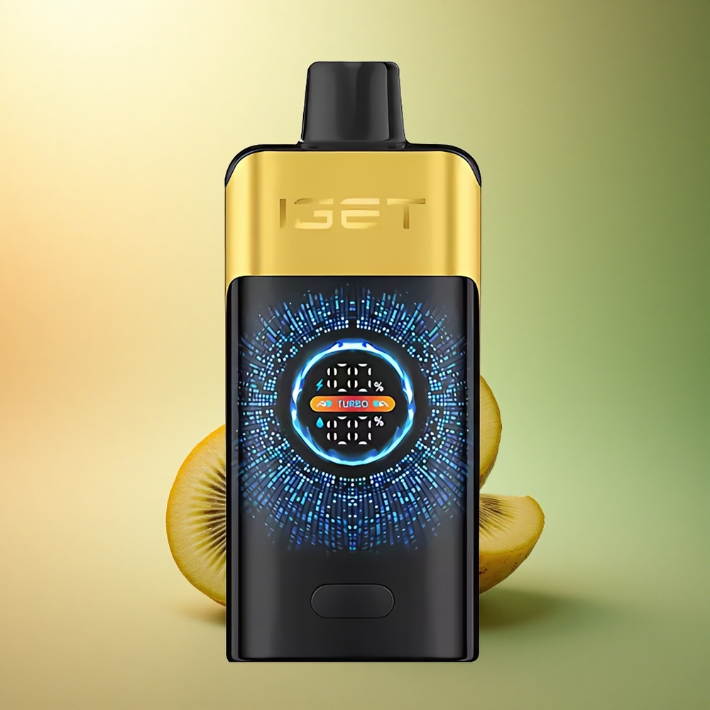 IGET ONE 12000 Puffs كيوي أناناس ببطارية 2700 مللي أمبير وشاشة ملونة منحنية كبيرة