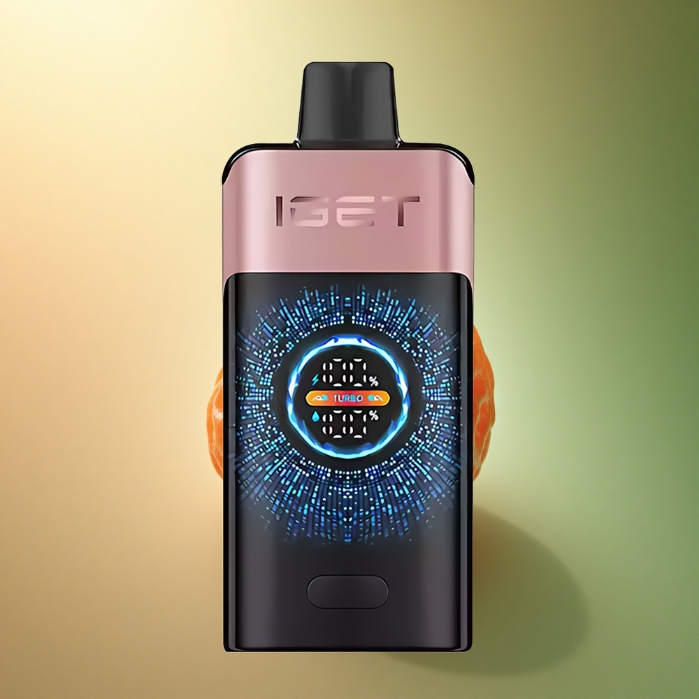 IGET ONE 12000 Puffs شوبا شوبز فراولة مع شاشة ملونة كبيرة ومنحنية و2700 مللي أمبير ساعة