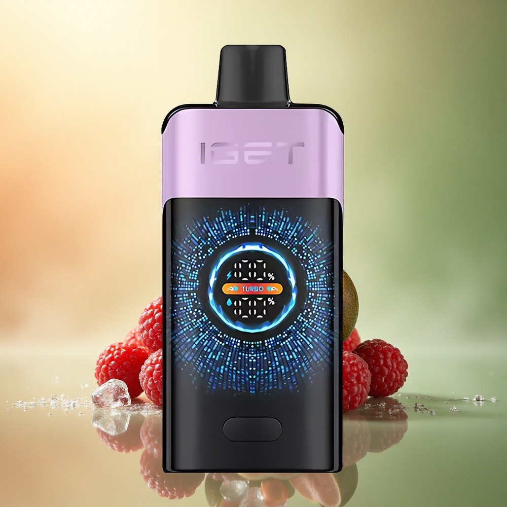 IGET ONE 12000 Puffs آيس بيري مشكل - شاشة ملونة كبيرة منحنية - 2700 مللي أمبير