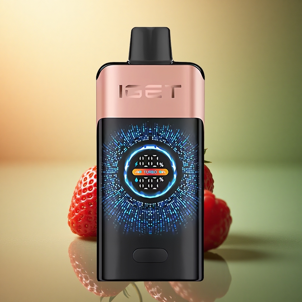 IGET ONE 12000 Puffs "فراولة توت أحمر - بطارية 2700 مللي أمبير"