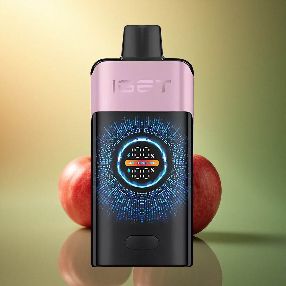 IGET ONE 12000 Puffs كرز رمان مع شاشة ملونة منحنية و 2700 ملي أمبير ساعة