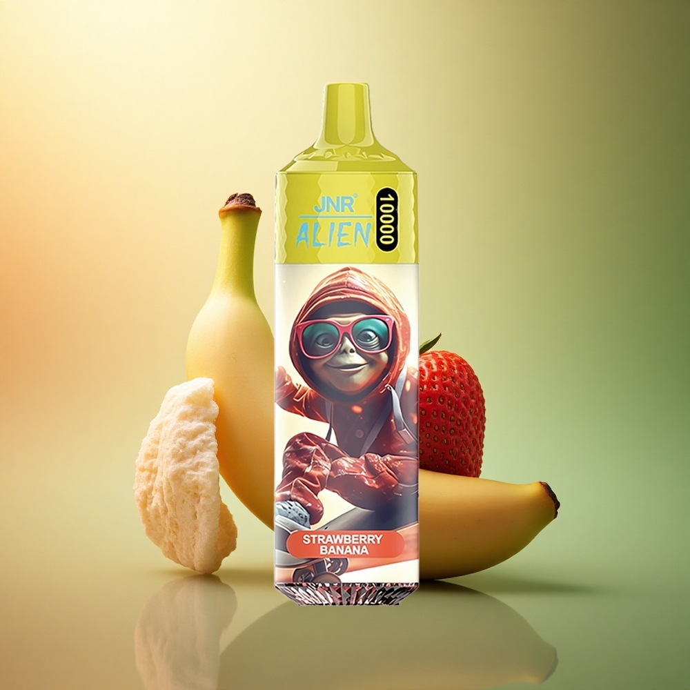 JNR Alien 10000 فراولة موز مع شبكة 1.2 أوم و 850 مللي أمبير