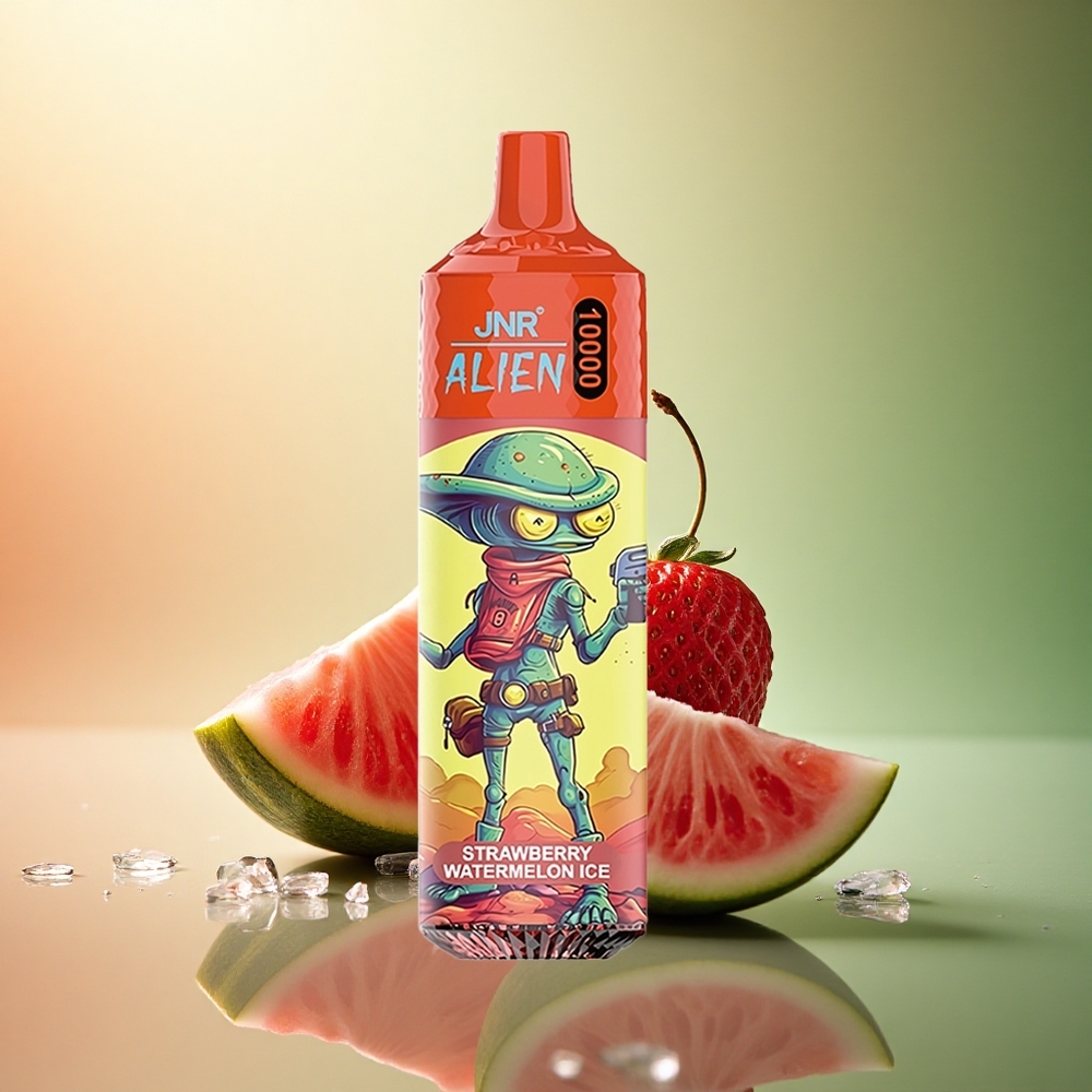 JNR Alien 10000 فراولة بطيخ مثلج بشبكة 1.2 أوم و 850 ملي أمبير