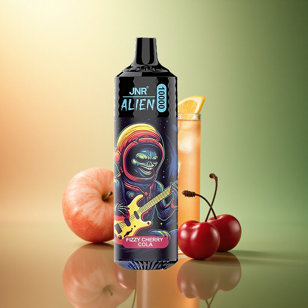 JNR Alien 10000 كولا الكرز الفوارة مع بطارية 850 مللي أمبير وسائل إلكتروني 20 مل