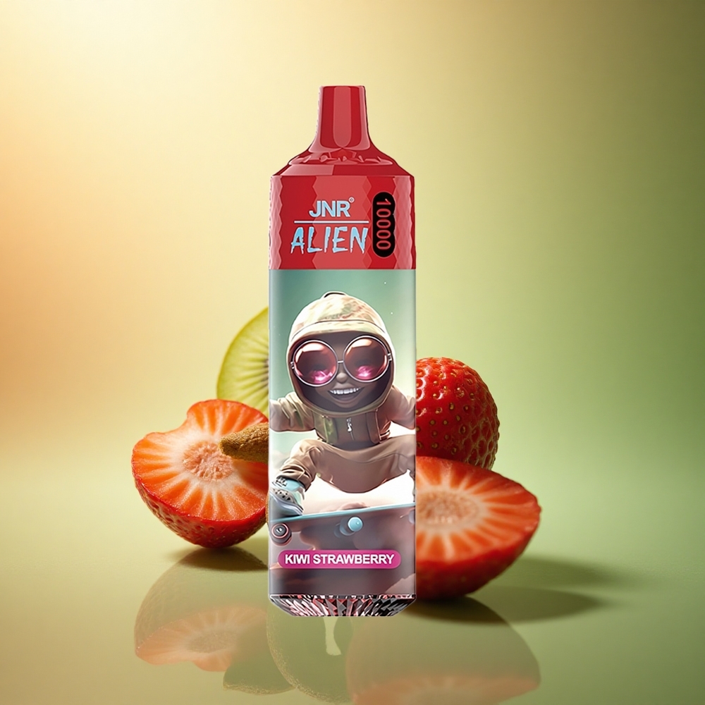 JNR Alien 10000 كيوي فراولة مع 850 ملي أمبير و 20 مل من السائل الإلكتروني
