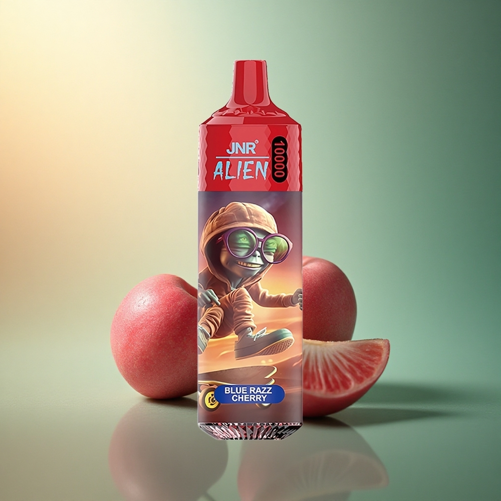 JNR Alien 10000 الكريز الأزرق مع بطارية 850 مللي أمبير وسائل 20 مللي