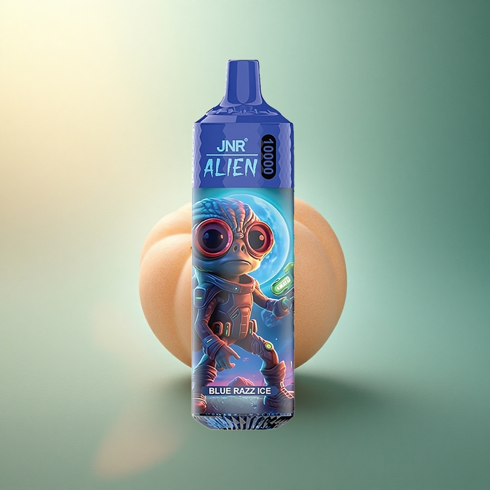 JNR Alien 10000 الجليد الأزرق التوت مع 850 مللي أمبير و 20 مل عصير