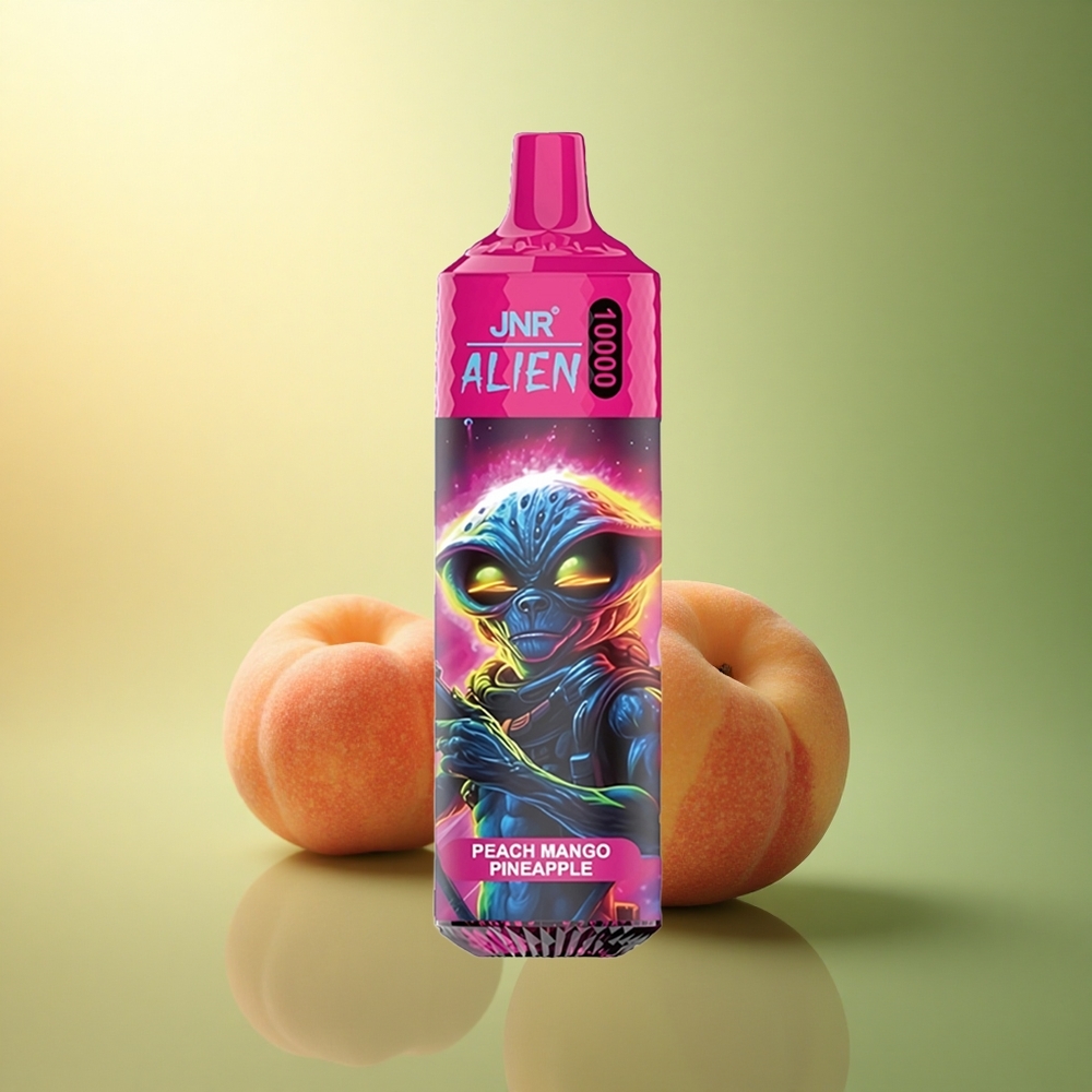 JNR Alien 10000 خوخ مانجو أناناس مع 850 مللي أمبير وإضاءة LED