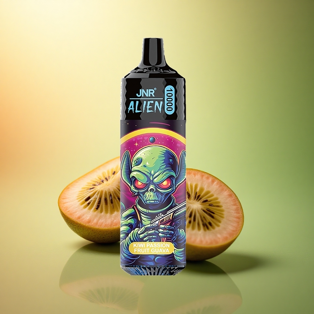 JNR Alien 10000 كيوي فاكهة العاطفة جوافة بطارية 850mAh