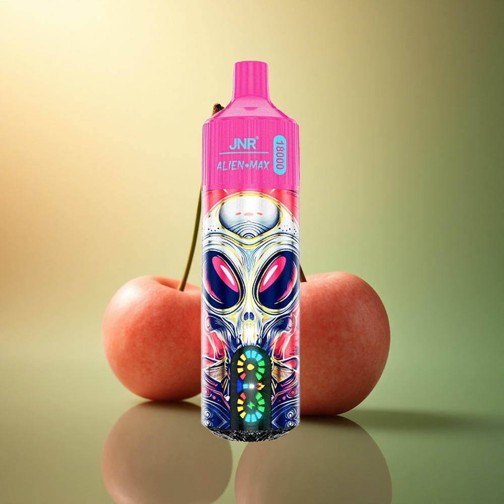 JNR Alien Max 18000 كرز بيري شاشة ذكية ونيكوتين 5%