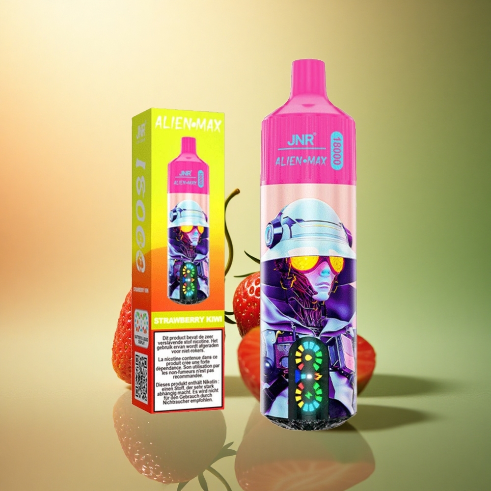 JNR Alien Max 18000 فراولة كيوي ثنائي الشبكة 850mAh