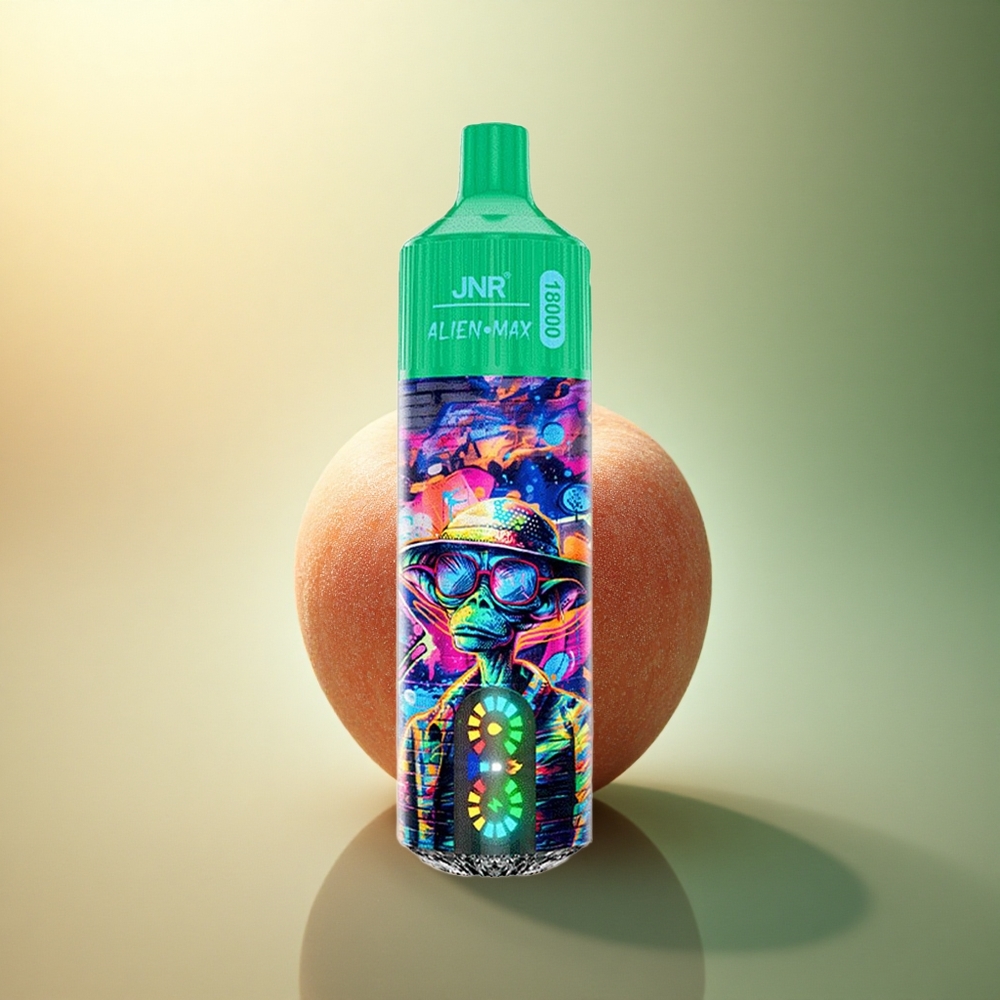 JNR Alien Max 18000 التفاحة المجمدة مع شاشة LED ذكية ونيكوتين 5%