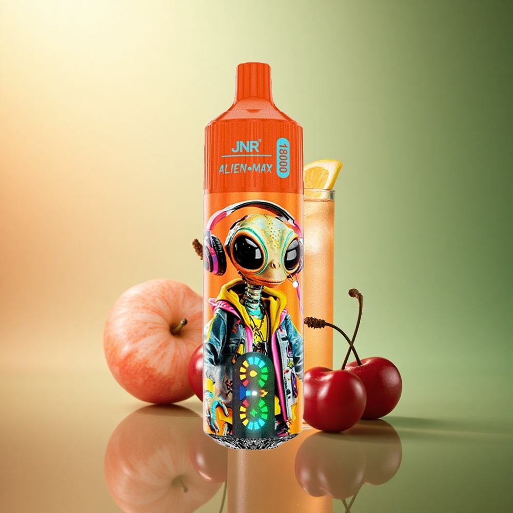 JNR Alien Max 18000 كولا الكرز الفوارة مع شاشة LED ذكية ونيكوتين 5%