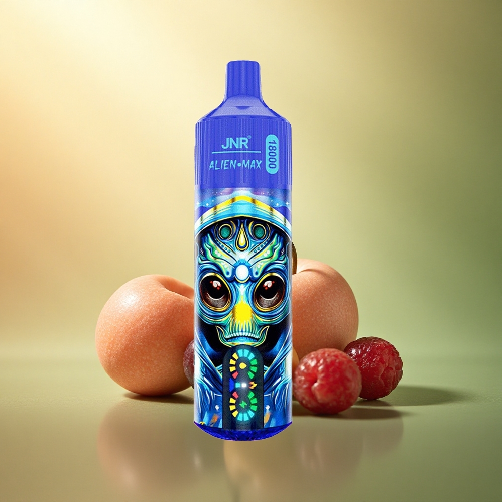 JNR Alien Max 18000 توت مشكل بشاشة LED وملف مزدوج وبطارية 850mAh