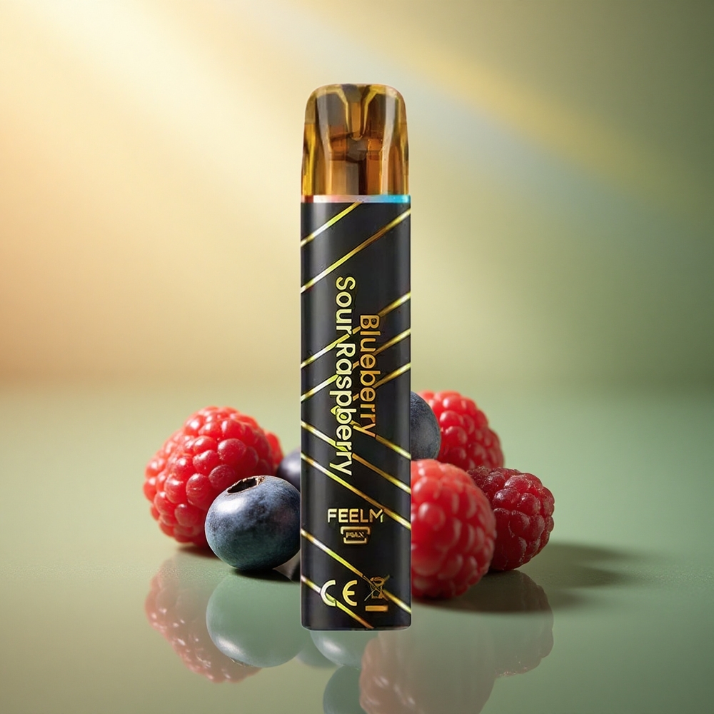 JNR Black&Golden 600+200 توت أزرق حامض التوت مع 2% نيكوتين و550mAh