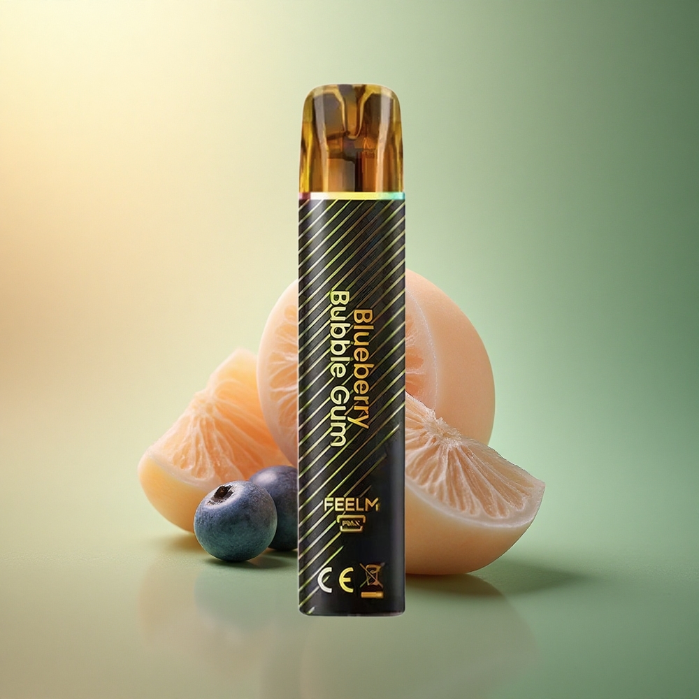 JNR Black&Golden 600+200 علكة التوت الأزرق الفقاعية مع سعة بطارية 550 مللي أمبير وسعة سائل إلكتروني 2 مل