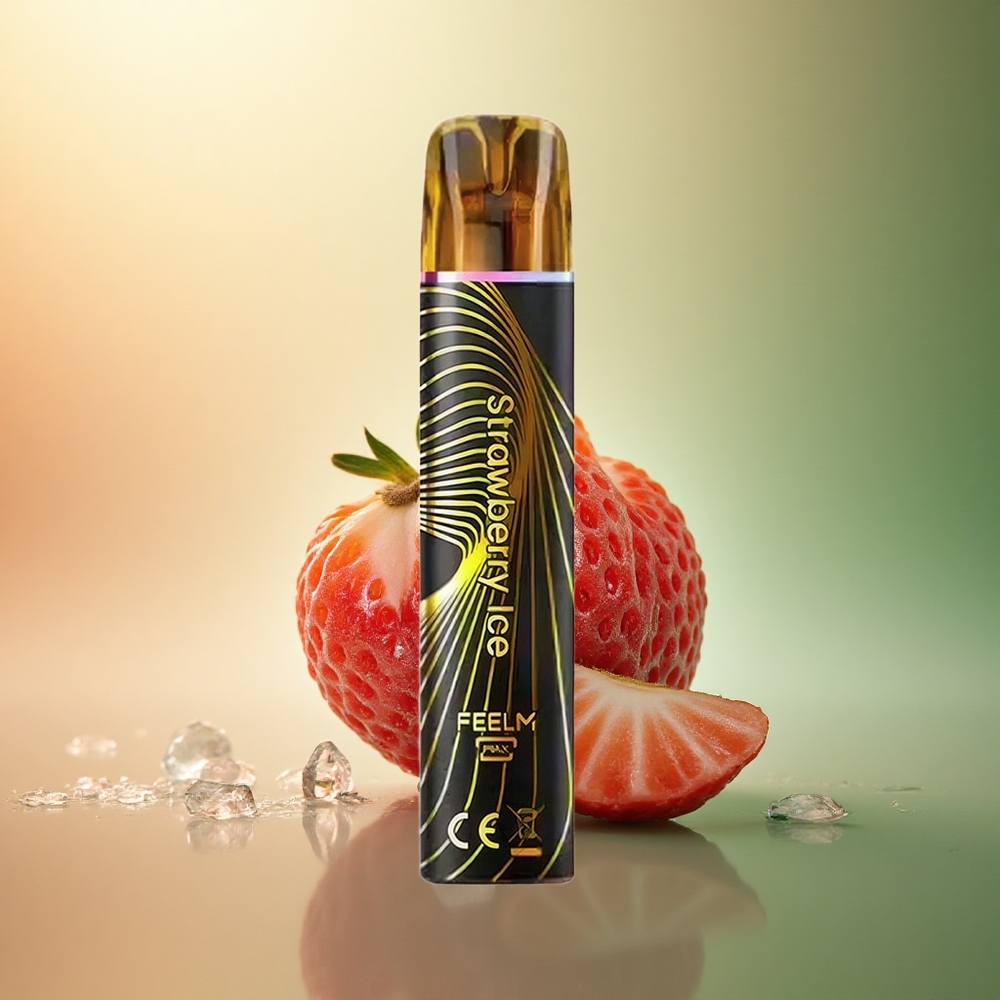 JNR Black&Golden 600+200 آيس كريم الفراولة 550mAh 2% نيكوتين