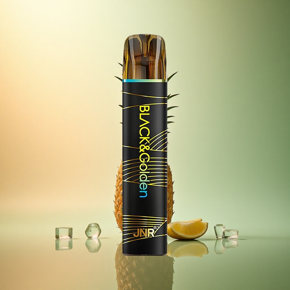 JNR Black&Golden 600+200 أناناس جليدي 550mAh 2ml