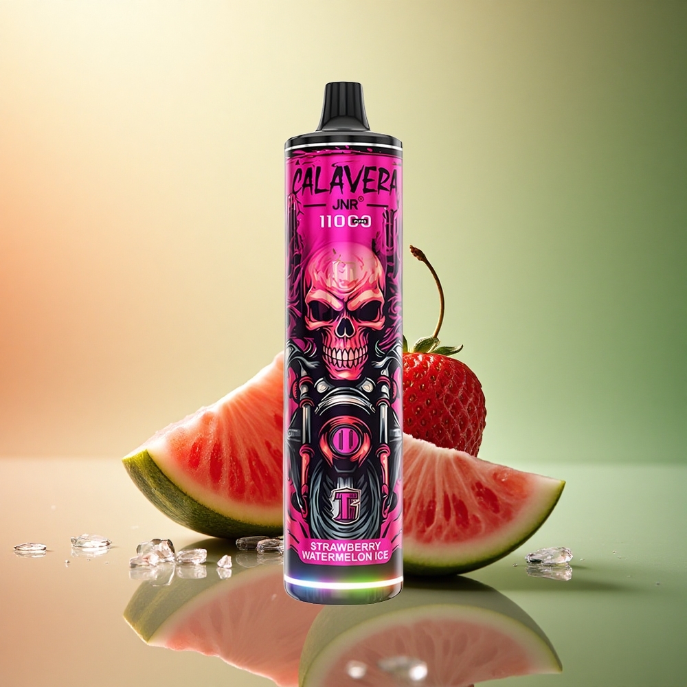 JNR Calavera 11000 فراولة بطيخ مثلج بشحن نوع سي و 850 ملي أمبير