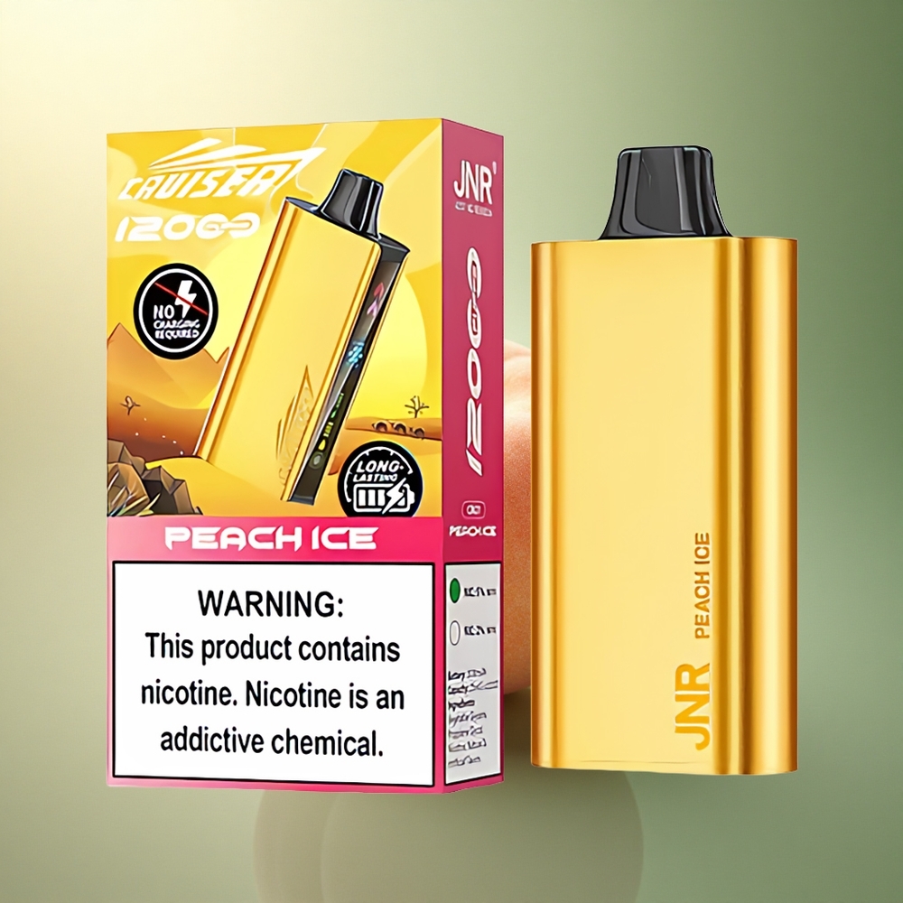 JNR Cruiser 12000 عصير الخوخ مع بطارية 3500 مللي أمبير وشاشة عرض متحركة