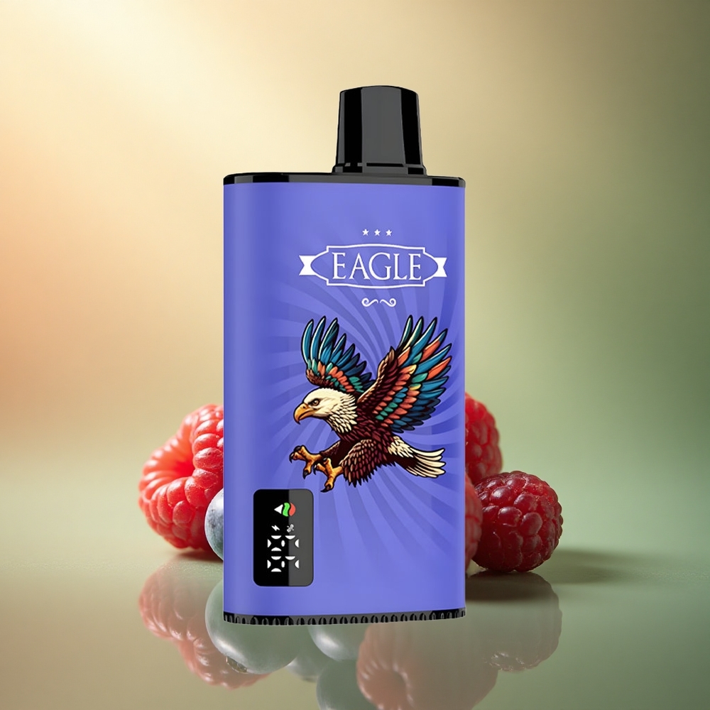 JNR EAGLE Smart 23000 توت العليق التوت البري الكرز مع شاشة رقمية وملف شبكي 1.0 أوم وبطارية 750 مللي أمبير