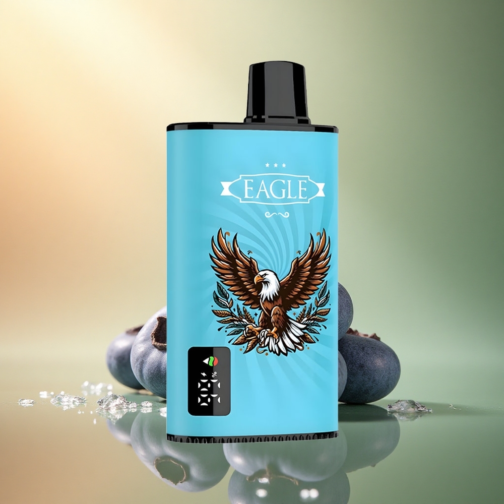 JNR EAGLE Smart 23000 توت أزرق جليدي بشاشة رقمية وملف شبكي 1.0 أوم وبطارية 750 مللي أمبير