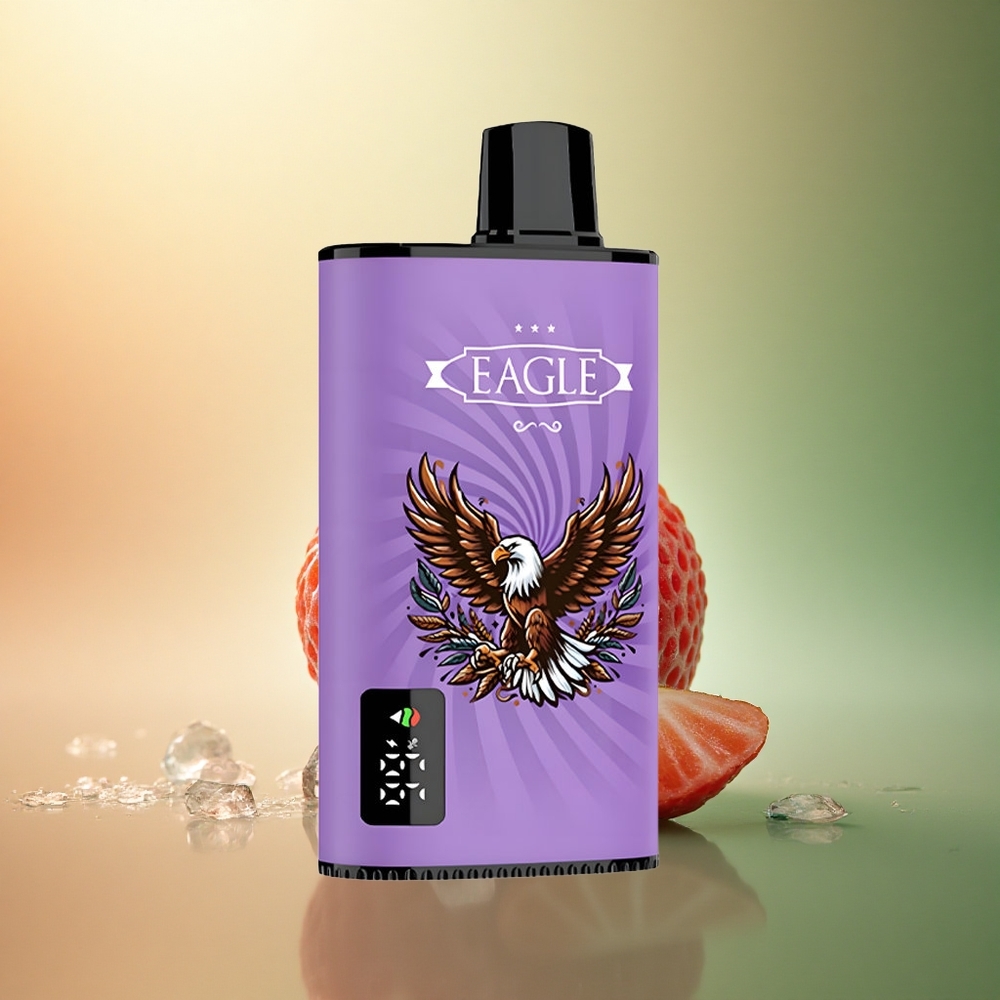 JNR EAGLE Smart 23000 الفراولة آيس مع شاشة رقمية وملف شبكي 1.0 أوم وبطارية 750 مللي أمبير