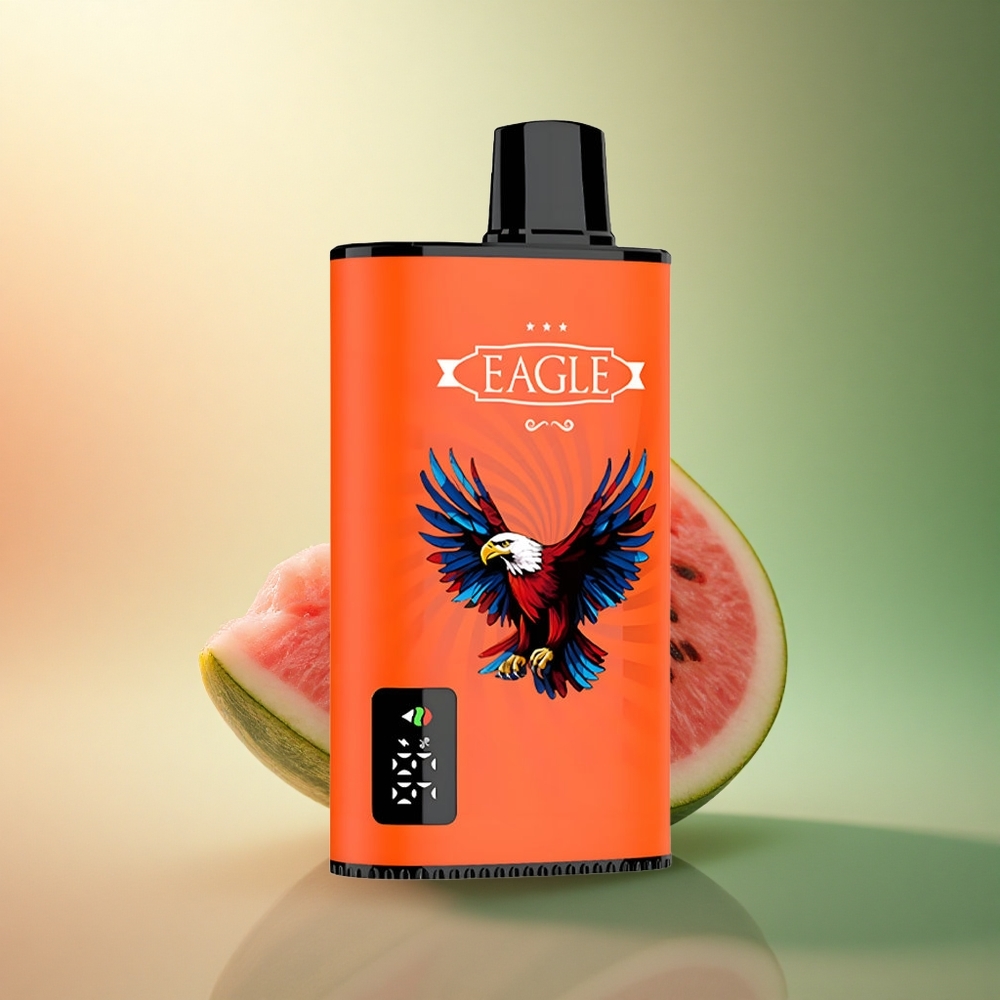 JNR EAGLE Smart 23000 علكة البطيخ بشاشة رقمية وملف شبكي 1.0 أوم وبطارية 750 مللي أمبير