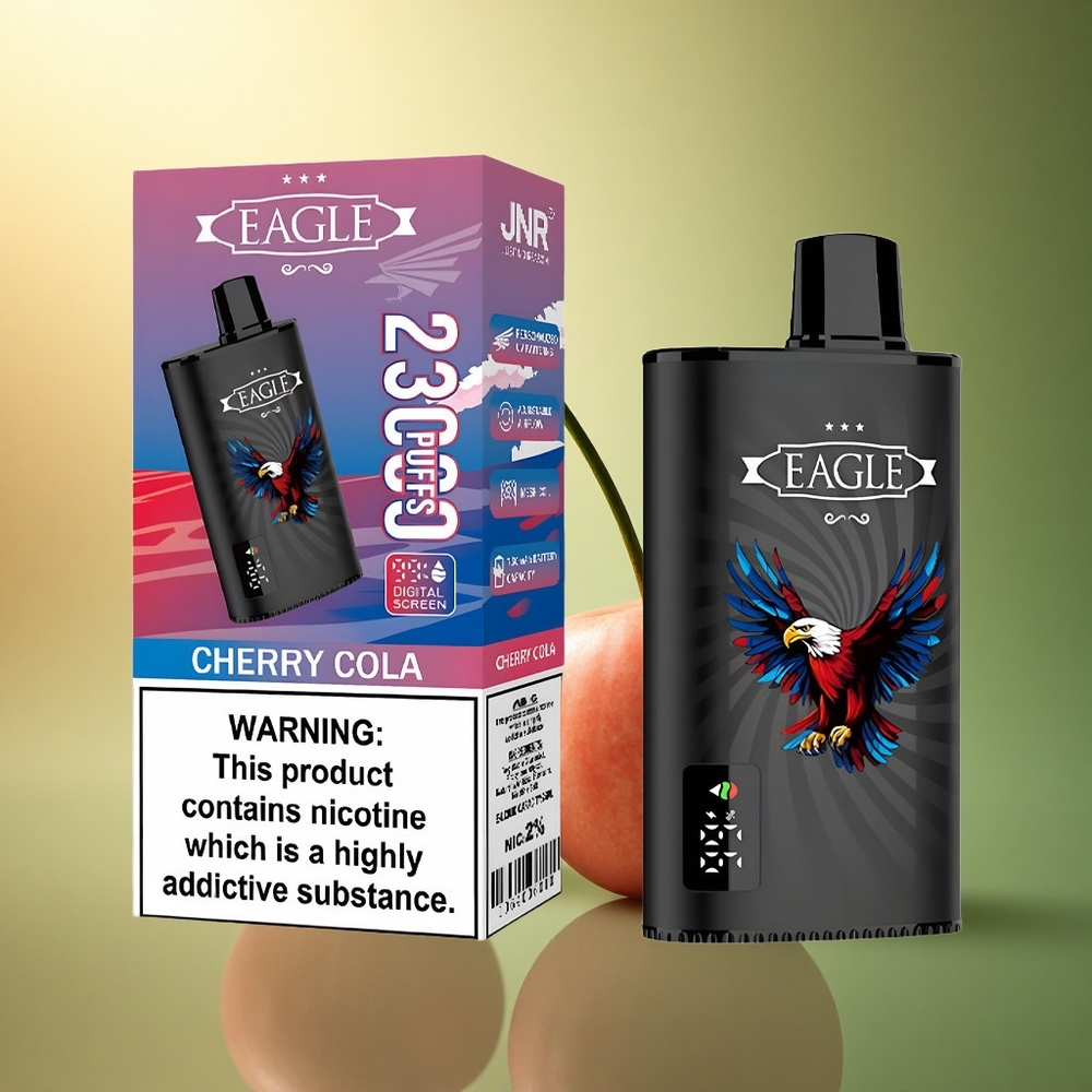 JNR EAGLE Smart 23000 كولا الكرز مع شاشة رقمية وملف شبكي 1.0 أوم