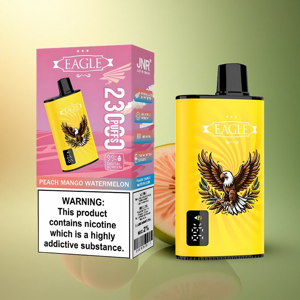 JNR EAGLE Smart 23000 عنب مانجو بطيخ بشاشة رقمية وبطارية 750mAh