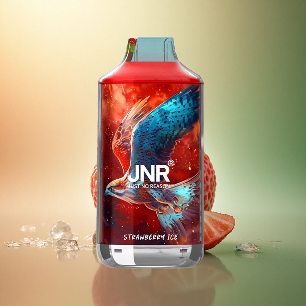 JNR Falcon 16000 الفراولة الجليدية - 850 مللي أمبير - نيكوتين 0%،2%