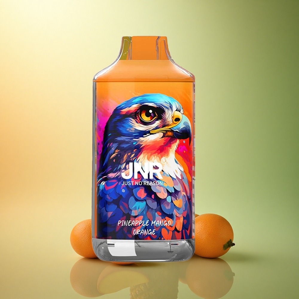 JNR Falcon 16000 أناناس مانجو برتقال مع بطارية 850 مللي أمبير ساعة ونيكوتين 0%،2%