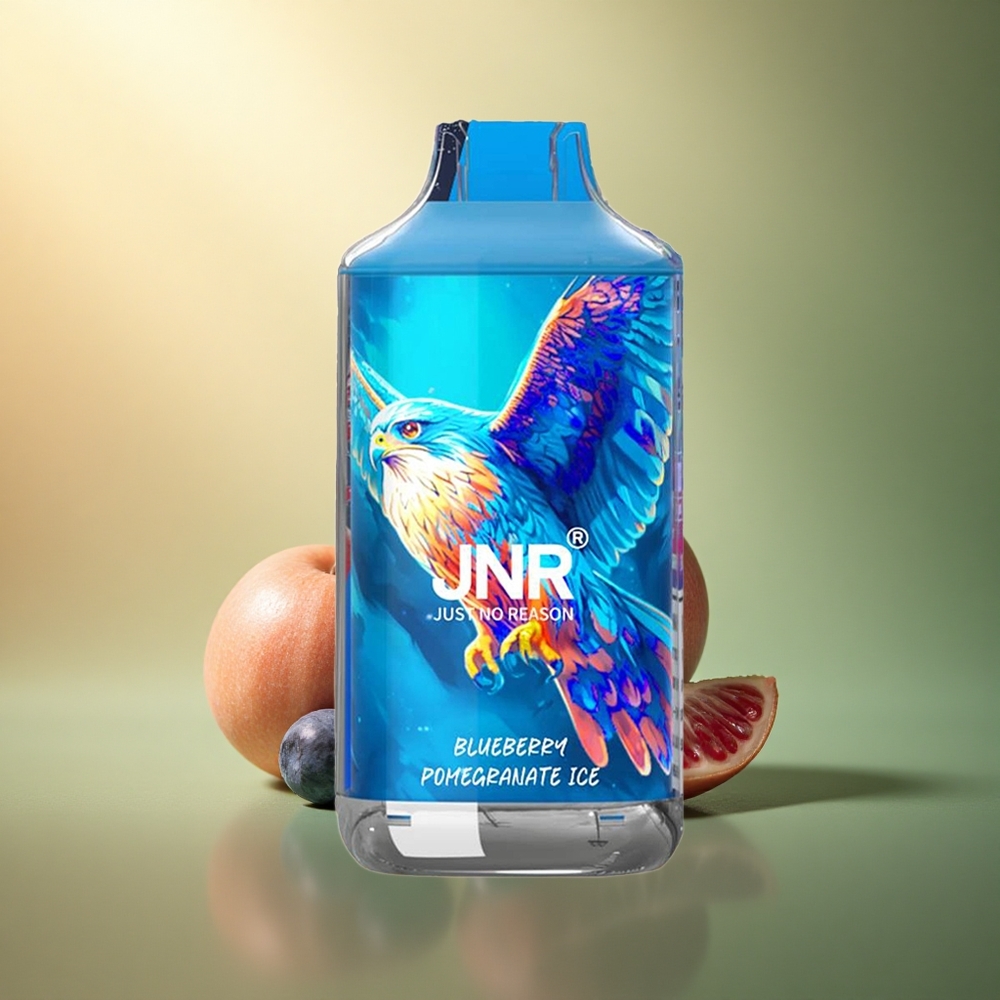 JNR Falcon 16000 توت بري رمان جليد مع بطارية 850 مللي أمبير ونيكوتين 2%