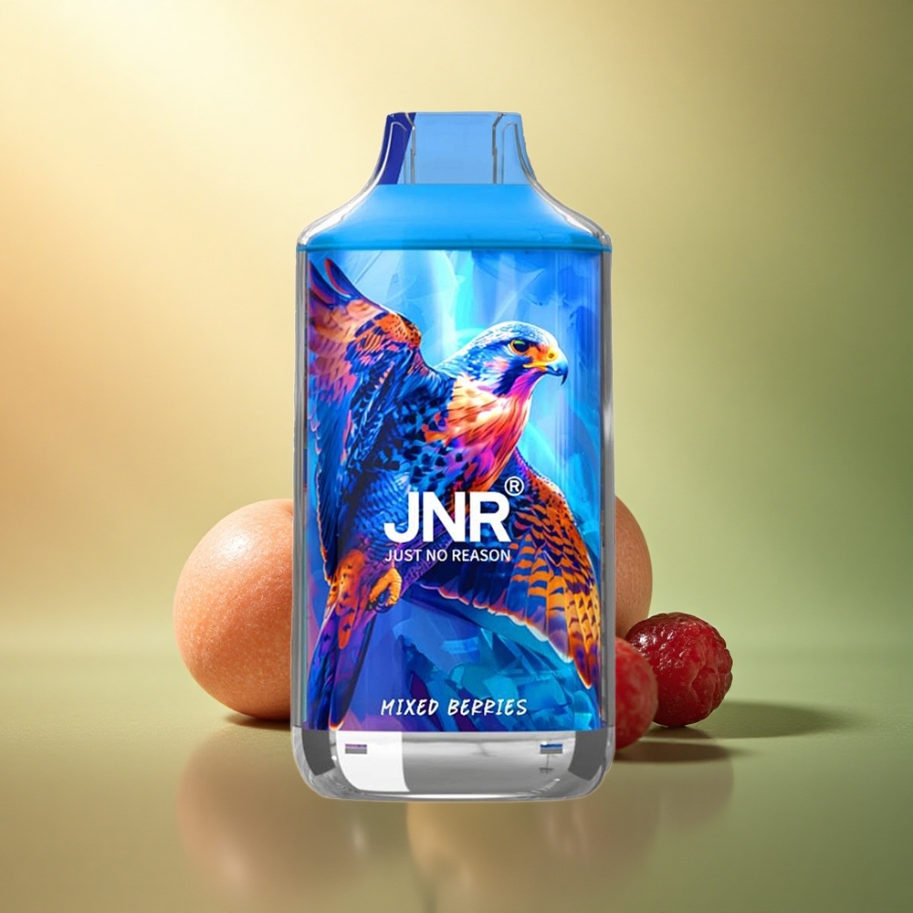 JNR Falcon 16000 التوت المختلط مع بطارية 850 مللي أمبير ونيكوتين 2%