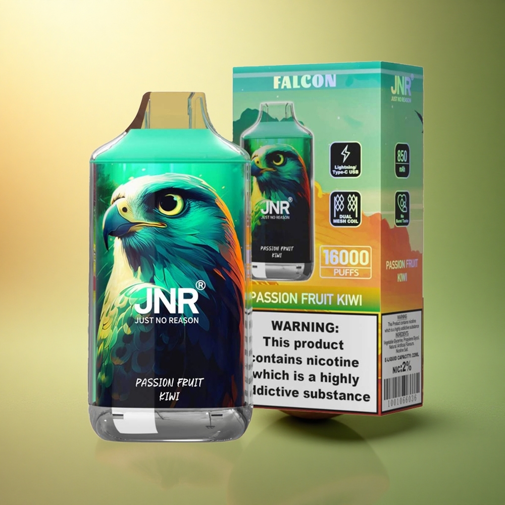 JNR Falcon 16000 جوافة فاكهة العاطفة مع شاشة ذكية و 850 مللي أمبير ساعة