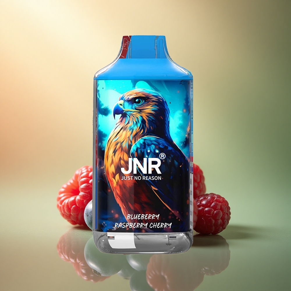 JNR Falcon 16000 توت أزرق توت أحمر كرز مع شاشة ذكية ونوع سي وشاحن برق