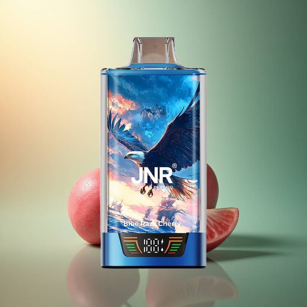 JNR Falcon Pro 28000 العليق الأزرق الكرزي - 30مل - 950مللي أمبير - نيكوتين 5٪