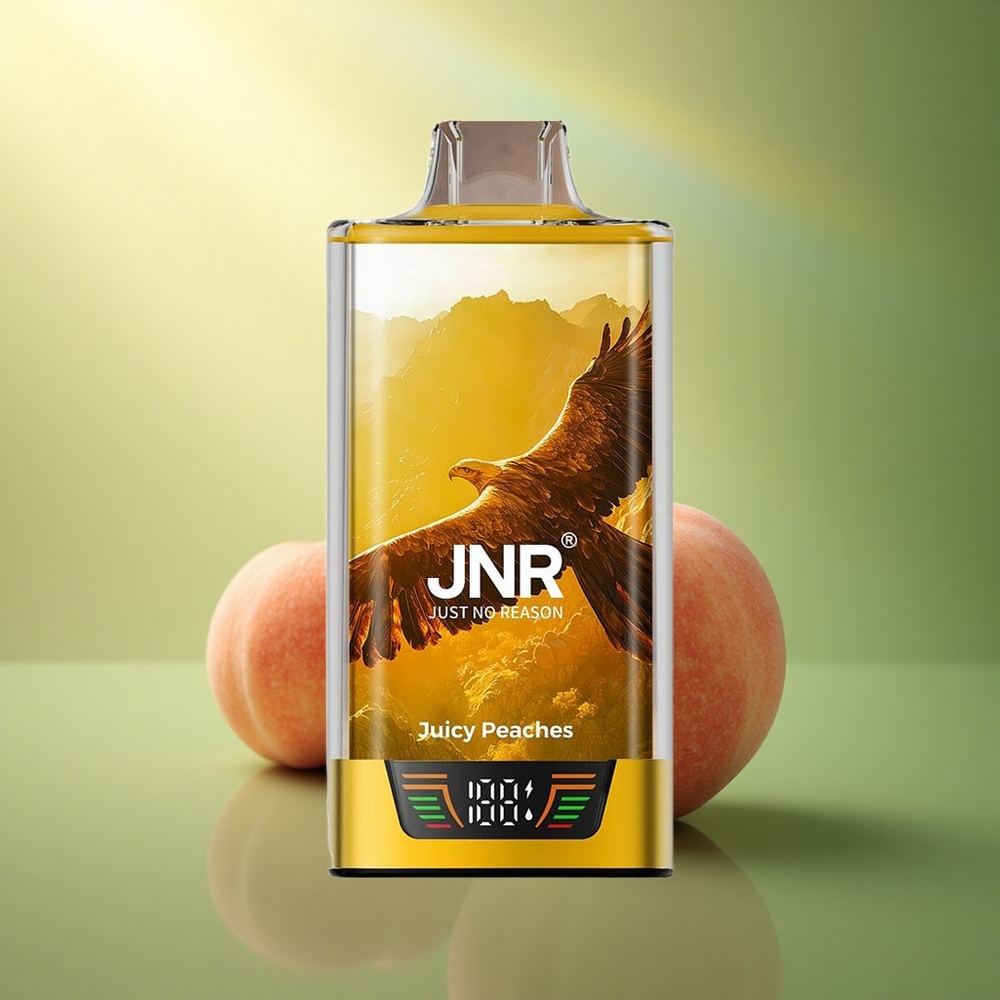 JNR Falcon Pro 28000 "الخوخ العصيري بسعة 30 مل وبطارية 950 مللي أمبير ونيكوتين 5٪"
