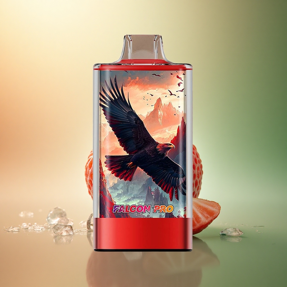 JNR Falcon Pro 28000 الفراولة آيس - 5% نيكوتين - 950 مللي أمبير